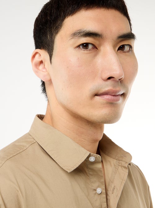 Camicia a maniche corte in popeline - Kiabi