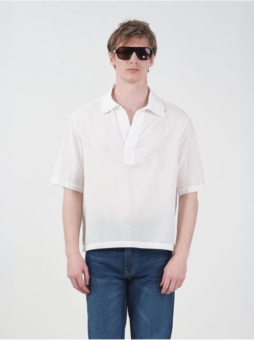 Camicia a maniche corte in popeline di cotone da uomo giesto - Kiabi Camicia a maniche corte in popeline di cotone da uomo giesto - Kiabi