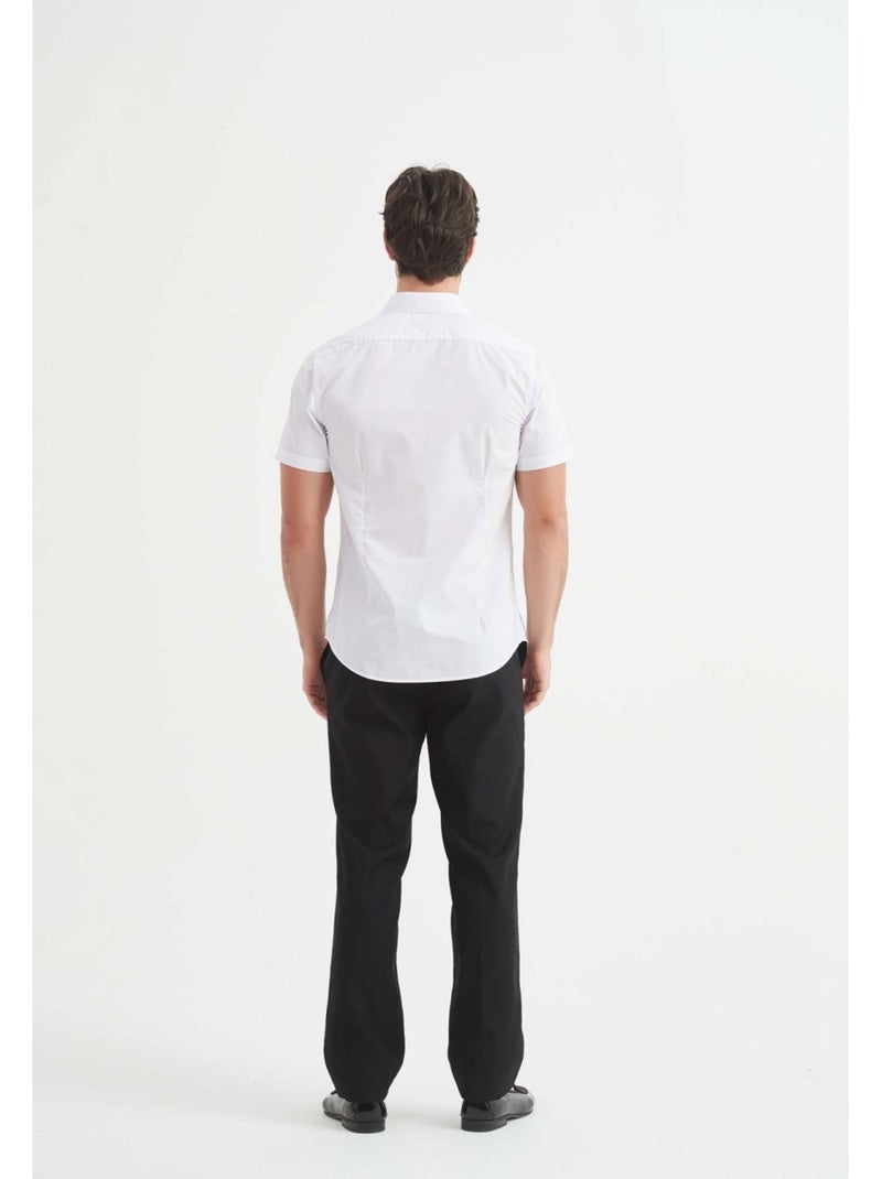 Camicia a maniche corte Kebello Bianco - Kiabi
