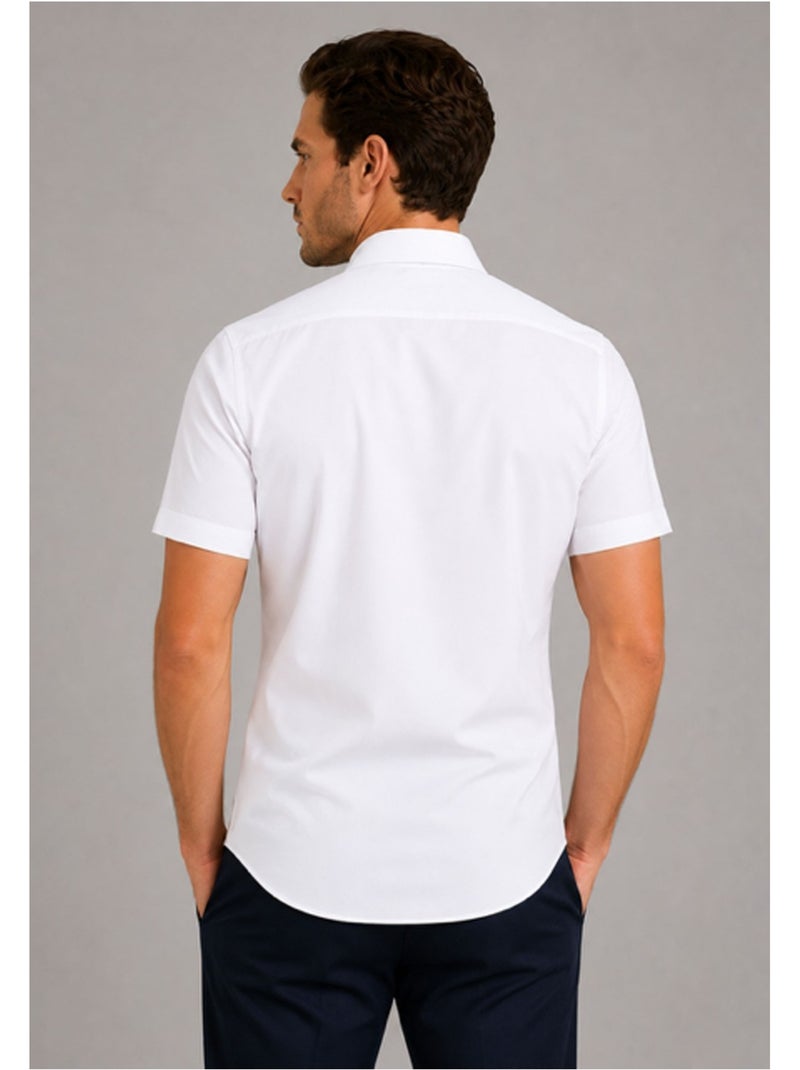 Camicia a maniche corte Kebello Bianco - Kiabi