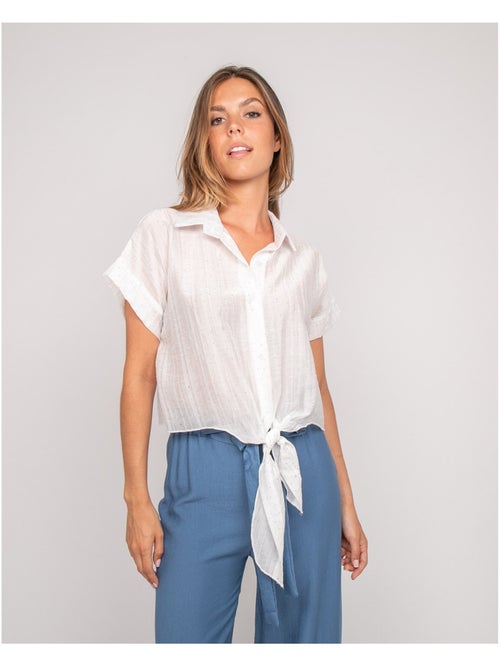 Camicia a maniche corte lurex ONYX - Kiabi