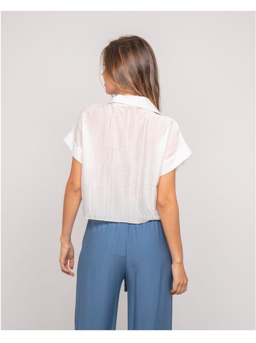 Camicia a maniche corte lurex ONYX - Kiabi