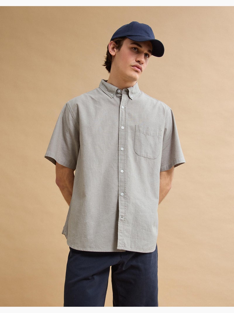 Camicia a maniche corte, MO Fashion Beige - Kiabi