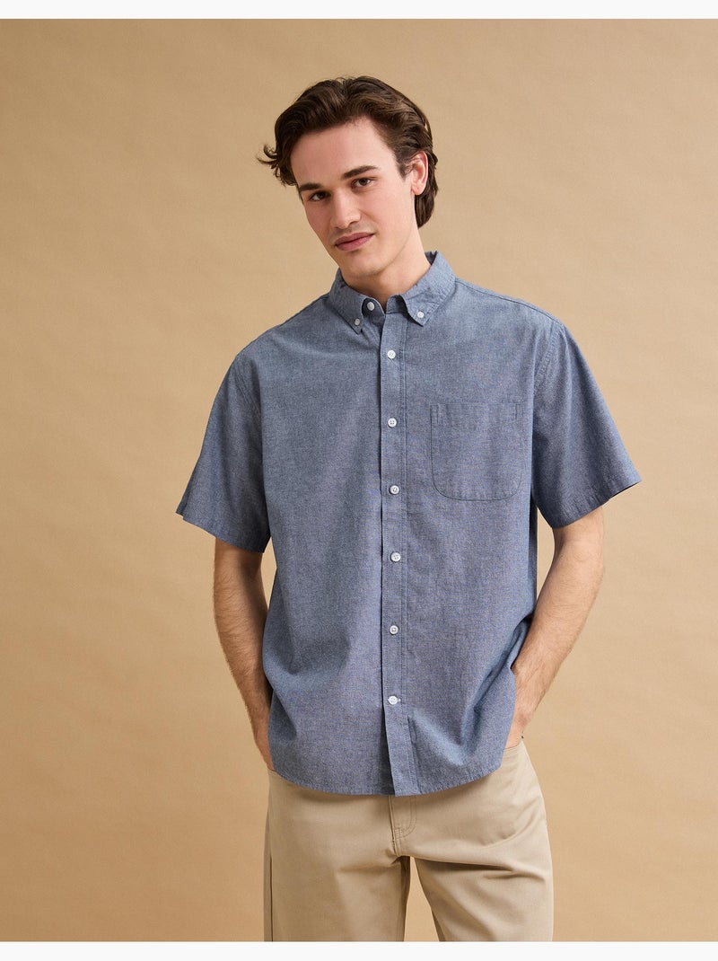 Camicia a maniche corte, MO Fashion Blu - Kiabi