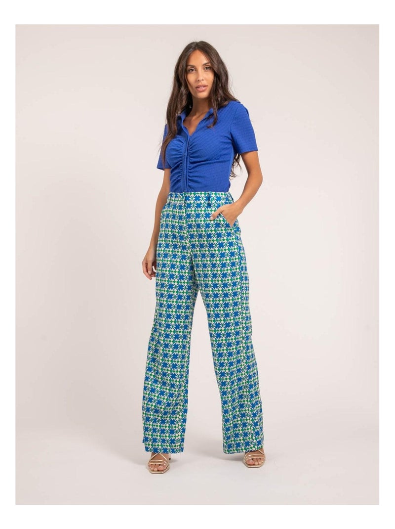 Camicia a maniche corte ORLA Blu - Kiabi