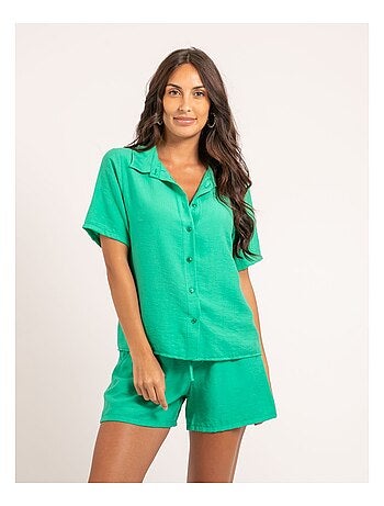 Camicia a maniche corte OROKIA