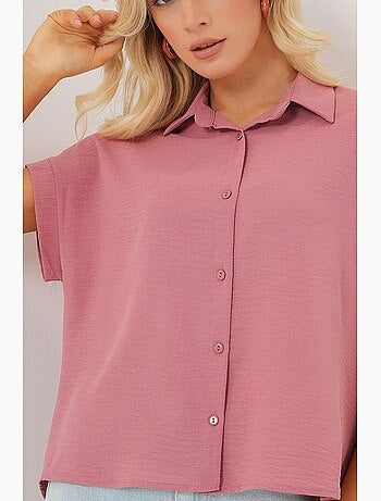 Camicia a maniche corte oversize bdart