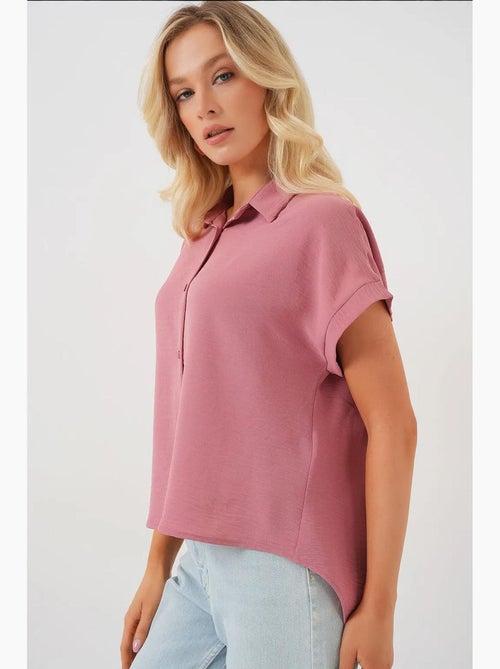 Camicia a maniche corte oversize bdart - Kiabi Camicia a maniche corte oversize bdart - Kiabi