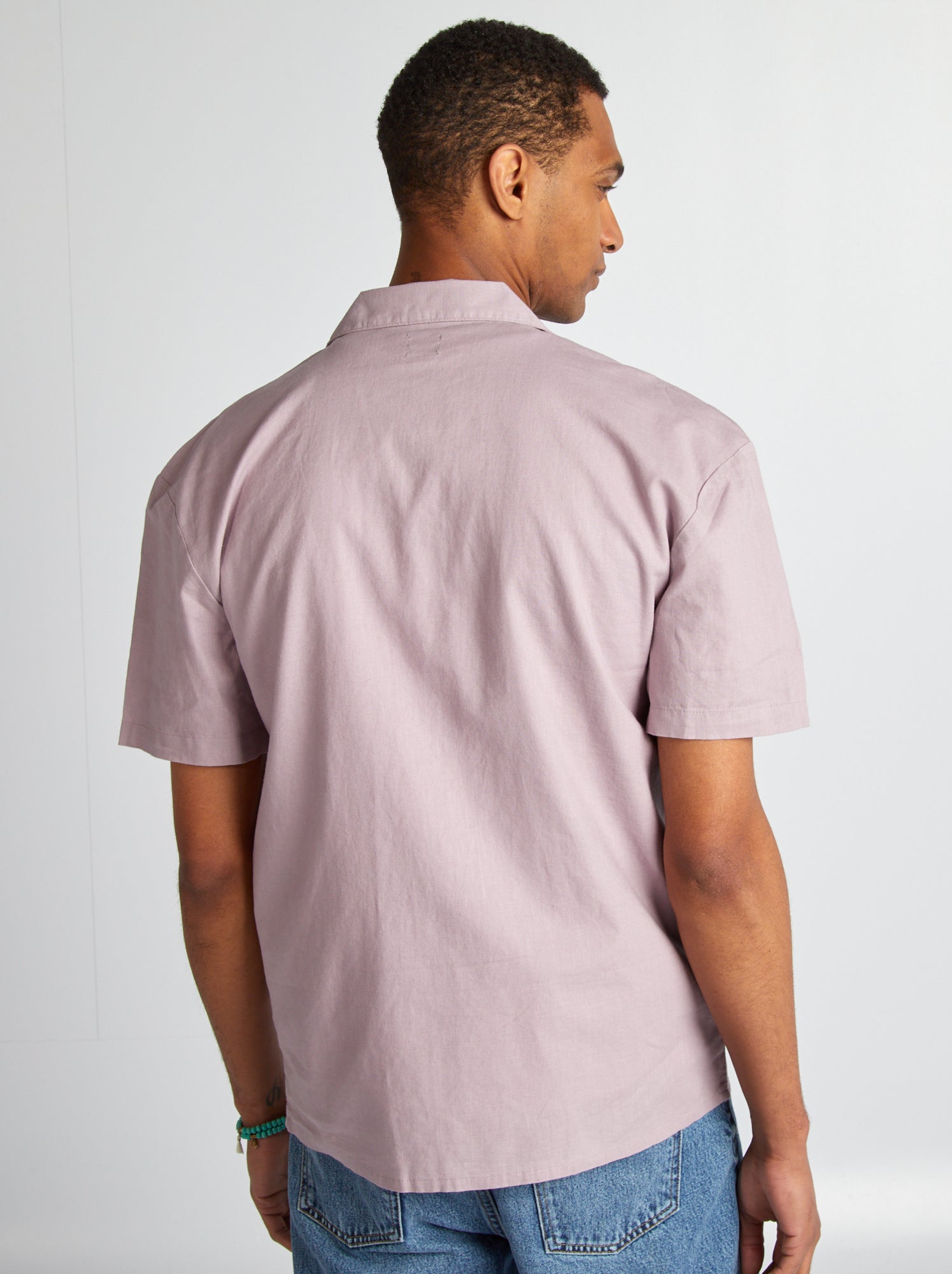 Camicia a maniche corte in cotone oxford Bianco - GAP Italia