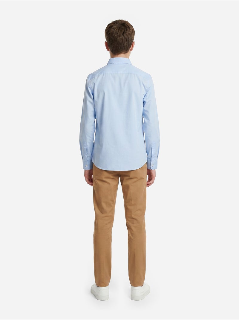 Camicia a maniche lunghe - Yves Enzo Blu chiaro - Kiabi