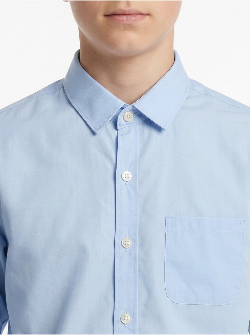 Camicia a maniche lunghe - Yves Enzo Blu chiaro - Kiabi