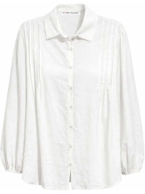 Camicia a maniche lunghe a coste testurizzate con bottoni mixray - Kiabi Camicia a maniche lunghe a coste testurizzate con bottoni mixray - Kiabi