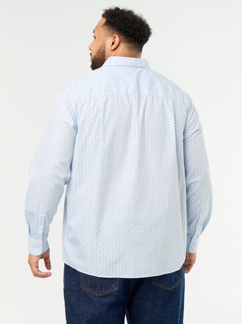 Camicia a maniche lunghe a fantasia - Kiabi