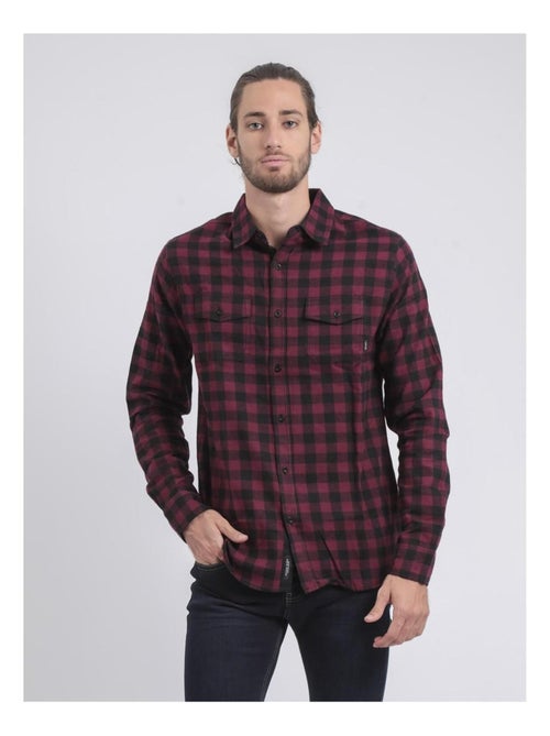 Camicia a maniche lunghe a quadri TOMALAX - Kiabi Camicia a maniche lunghe a quadri TOMALAX - Kiabi