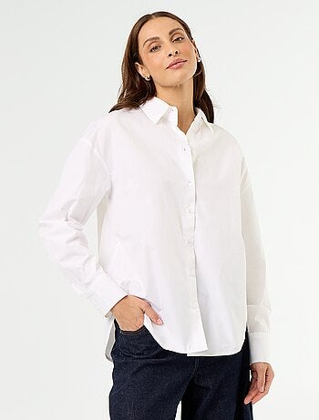 Camicia a maniche lunghe a righe