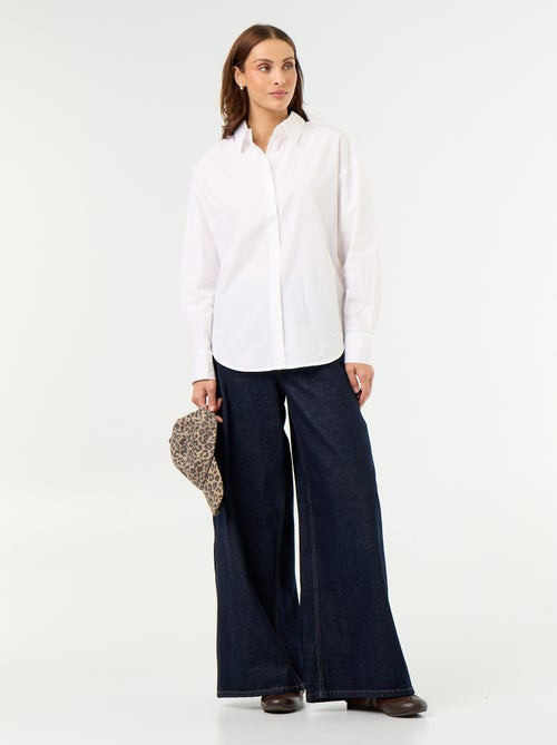 Camicia a maniche lunghe a righe - Kiabi