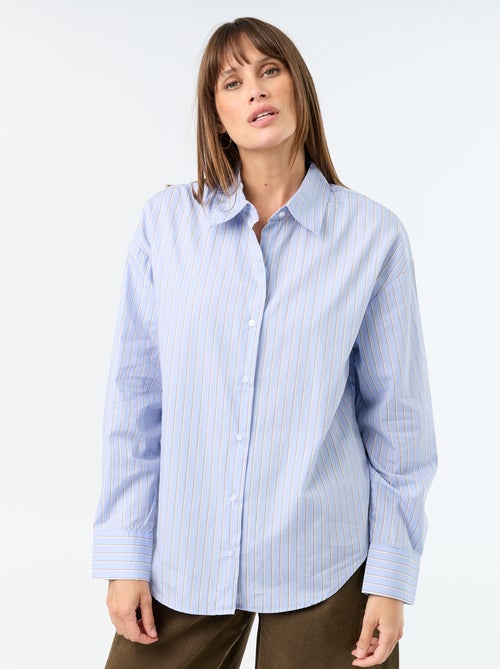Camicia a maniche lunghe a righe - Kiabi Camicia a maniche lunghe a righe - Kiabi
