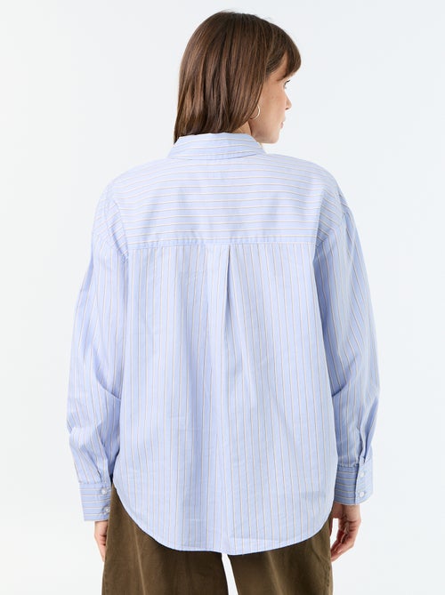 Camicia a maniche lunghe a righe - Kiabi Camicia a maniche lunghe a righe - Kiabi