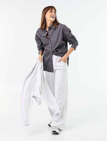 Camicia a maniche lunghe a righe