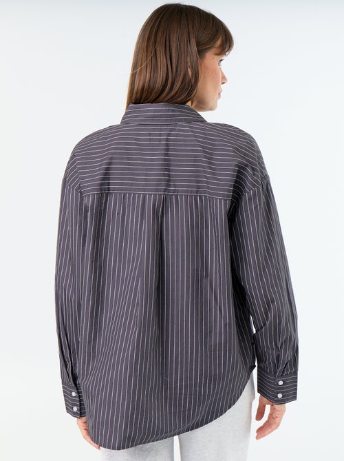 Camicia a maniche lunghe a righe - Kiabi Camicia a maniche lunghe a righe - Kiabi