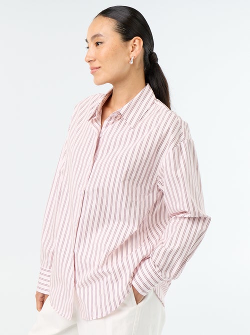 Camicia a maniche lunghe a righe - Kiabi Camicia a maniche lunghe a righe - Kiabi
