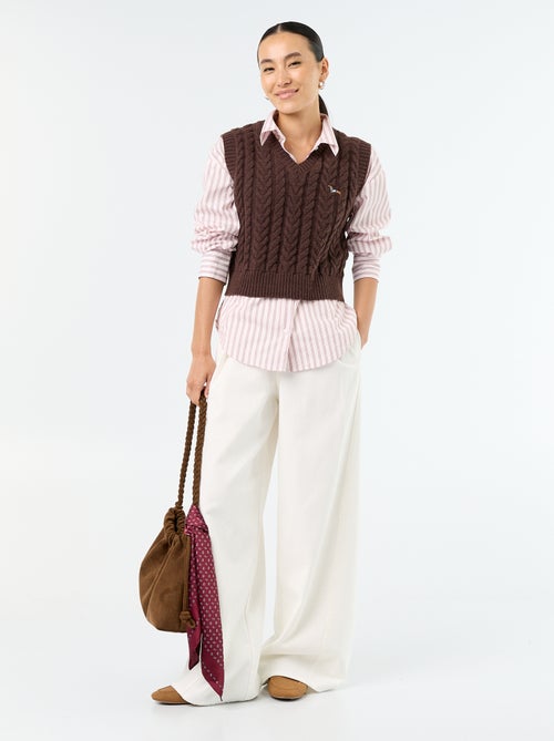 Camicia a maniche lunghe a righe - Kiabi Camicia a maniche lunghe a righe - Kiabi