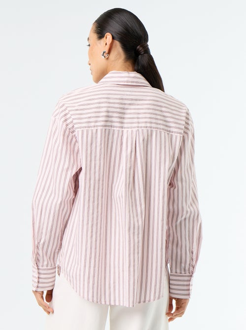 Camicia a maniche lunghe a righe - Kiabi Camicia a maniche lunghe a righe - Kiabi