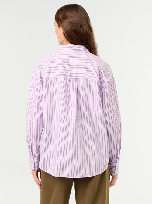 Camicia a maniche lunghe a righe - Kiabi Camicia a maniche lunghe a righe - Kiabi