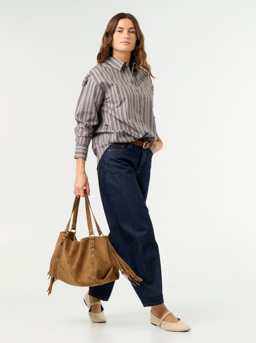 Camicia a maniche lunghe a righe - Kiabi Camicia a maniche lunghe a righe - Kiabi