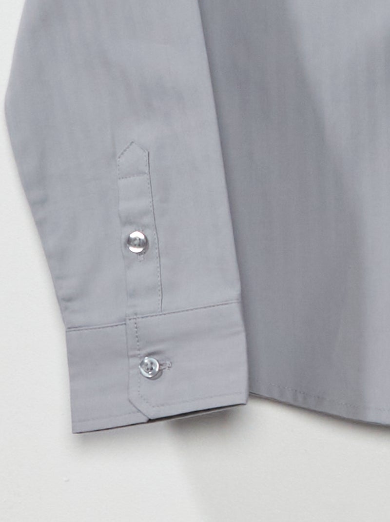 Camicia a maniche lunghe BLU - Kiabi