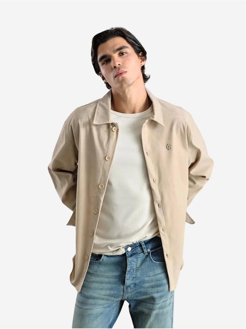 Camicia a maniche lunghe con bottoni e colletto da camicia giesto - Kiabi Camicia a maniche lunghe con bottoni e colletto da camicia giesto - Kiabi