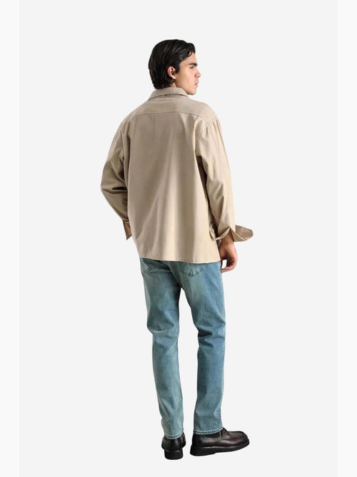 Camicia a maniche lunghe con bottoni e colletto da camicia giesto - Kiabi Camicia a maniche lunghe con bottoni e colletto da camicia giesto - Kiabi
