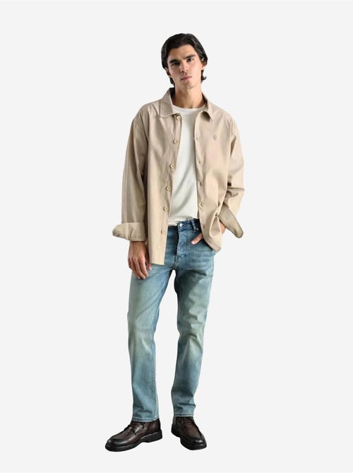 Camicia a maniche lunghe con bottoni e colletto da camicia giesto - Kiabi Camicia a maniche lunghe con bottoni e colletto da camicia giesto - Kiabi