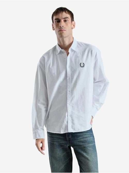 Camicia a maniche lunghe con bottoni e ricami giesto - Kiabi Camicia a maniche lunghe con bottoni e ricami giesto - Kiabi