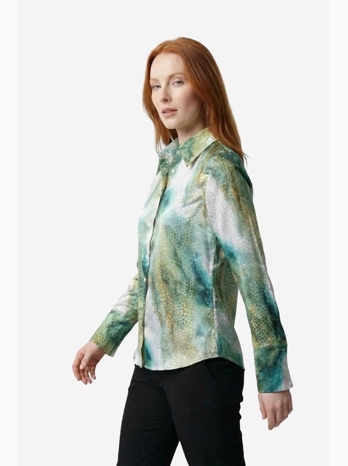Camicia a maniche lunghe con bottoni e stampa astratta my fashion - Kiabi Camicia a maniche lunghe con bottoni e stampa astratta my fashion - Kiabi