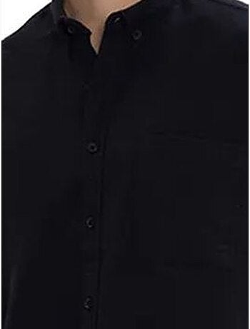 Camicia a maniche lunghe con bottoni giesto