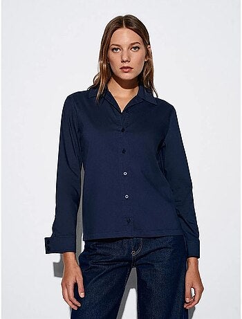 Camicia a maniche lunghe con cut-out dilvin
