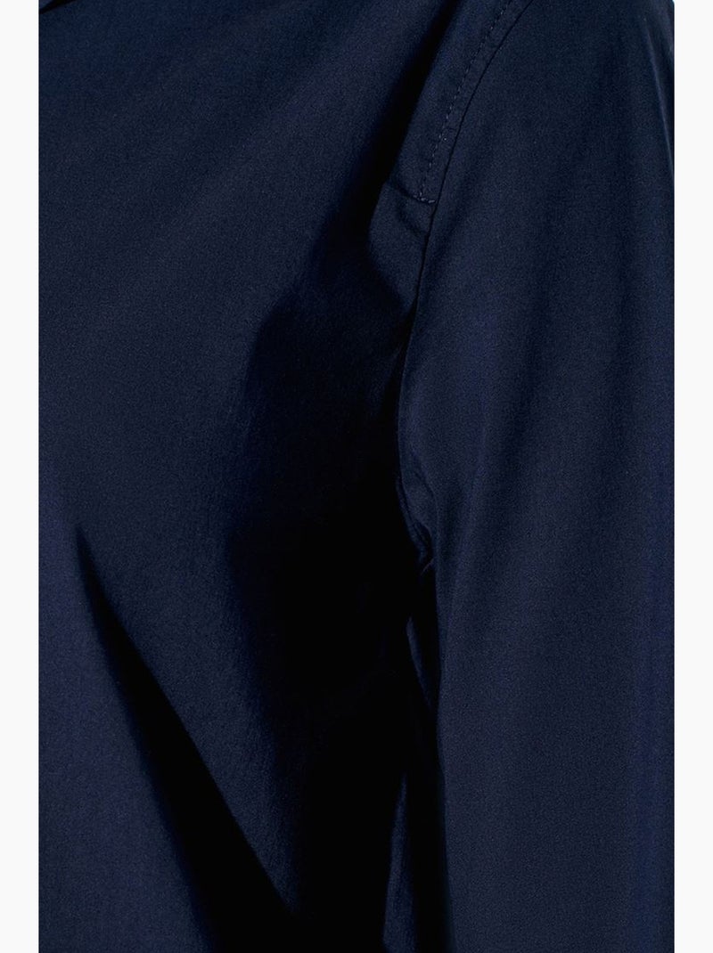 Camicia a maniche lunghe con cut-out dilvin Blu marino - Kiabi