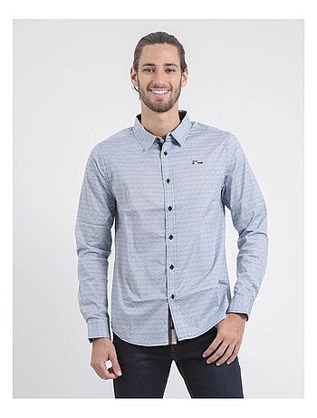 Camicia a maniche lunghe con motivi TERALIX