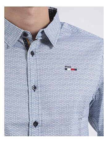 Camicia a maniche lunghe con motivi TERALIX