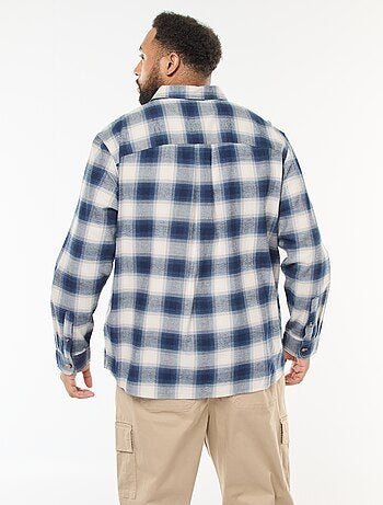 Camicia a maniche lunghe con motivo a quadri