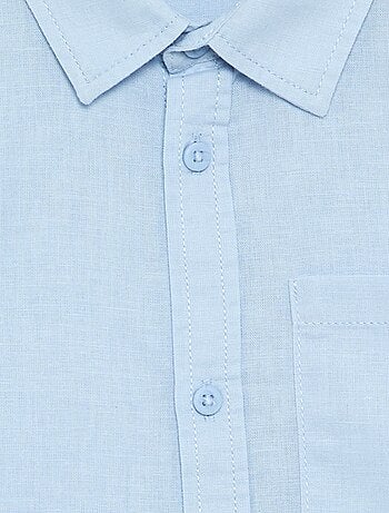 Camicia a maniche lunghe con taschino sul petto