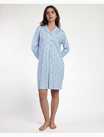 Camicia a maniche lunghe da donna ADMAS CLASSIC con stampa a righe e stelle