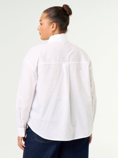 Camicia a maniche lunghe e collo a lavallière - Kiabi