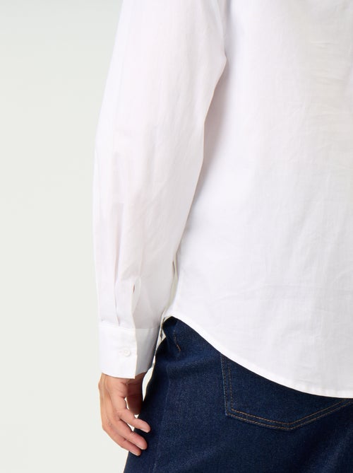 Camicia a maniche lunghe e collo a lavallière - Kiabi