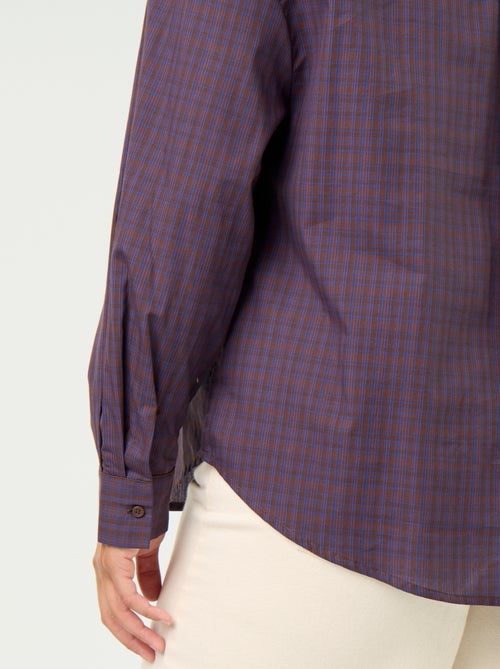 Camicia a maniche lunghe e collo lavallière - Kiabi
