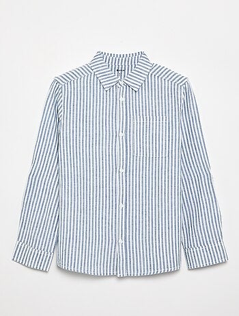 Camicia a maniche lunghe con taschino sul petto
