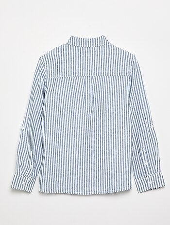 Camicia a maniche lunghe con taschino sul petto