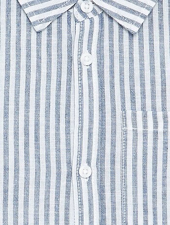 Camicia a maniche lunghe con taschino sul petto