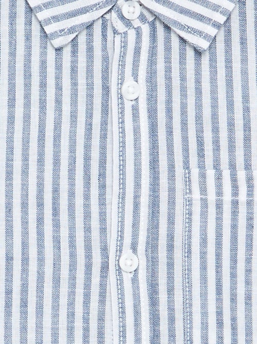 Camicia a maniche lunghe e taschino sul petto - Kiabi